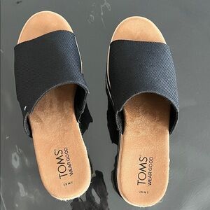 TOMS Black Women's Mules